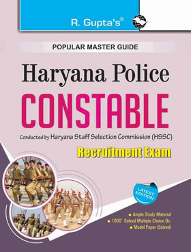 RGupta Ramesh Haryana Police : Constable Recruitment Exam Guide English Medium